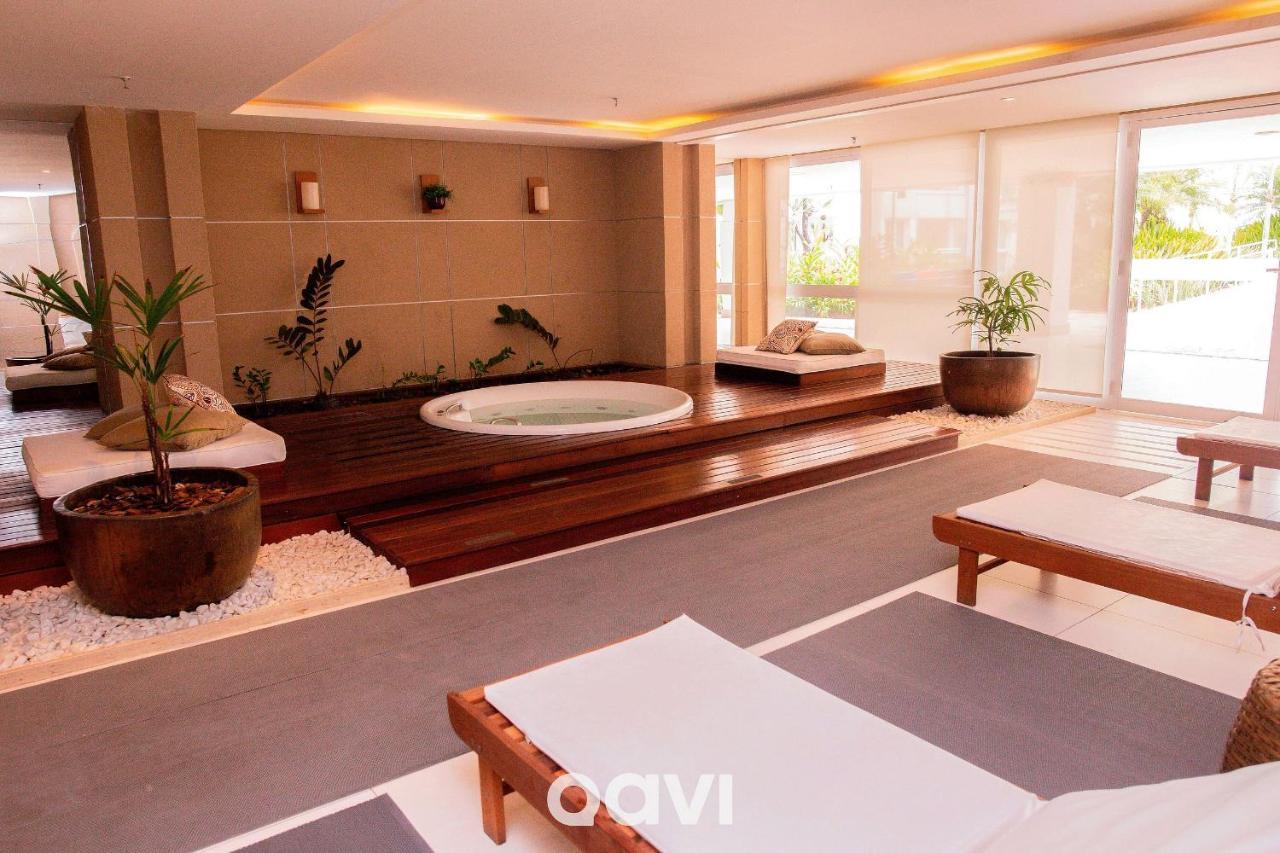 Qavi - Flat Resort Beira Mar Cotovelo #Inmare322 파르나미림 외부 사진
