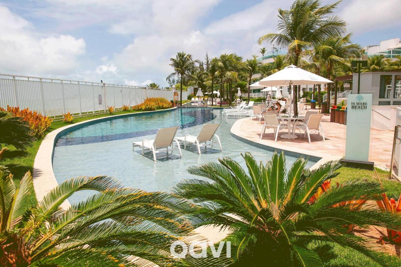 Qavi - Flat Resort Beira Mar Cotovelo #Inmare322 파르나미림 외부 사진