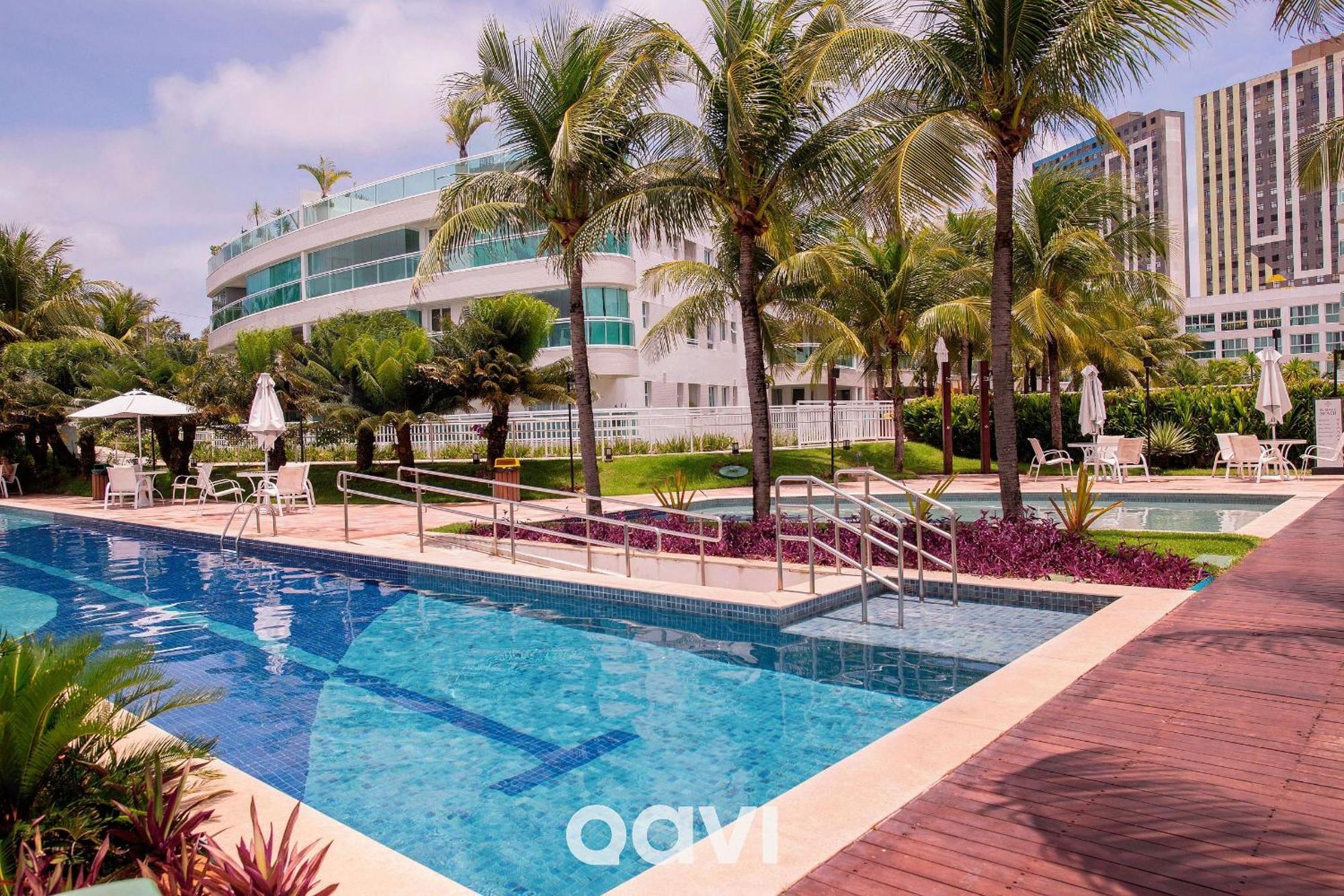 Qavi - Flat Resort Beira Mar Cotovelo #Inmare322 파르나미림 외부 사진