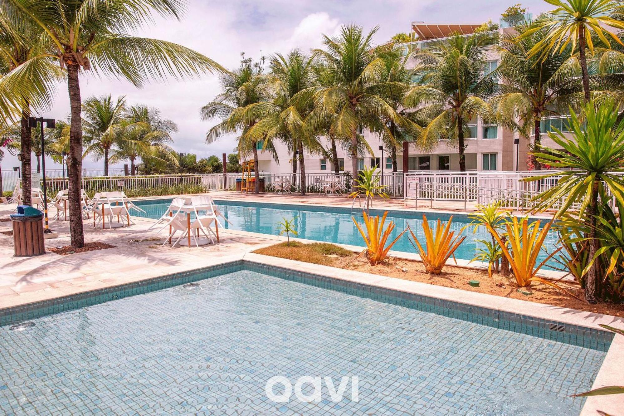 Qavi - Flat Resort Beira Mar Cotovelo #Inmare322 파르나미림 외부 사진